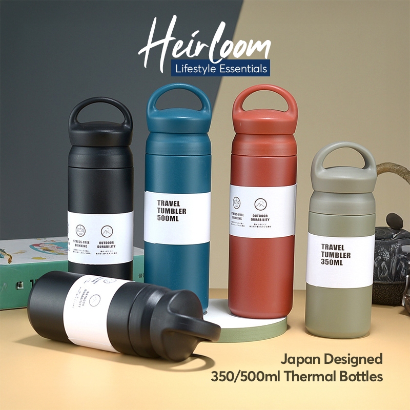 Travel Thermal Vacuum Flask 304 Stainless Steel Tumbler Thermos Water ...