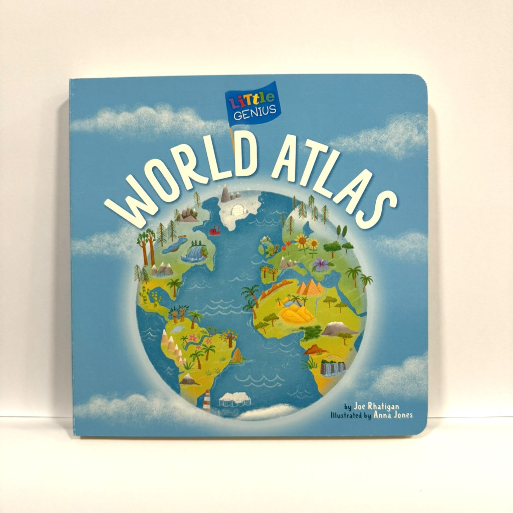 [SG Local Seller] Little Genius World Atlas - Board book for kids ...