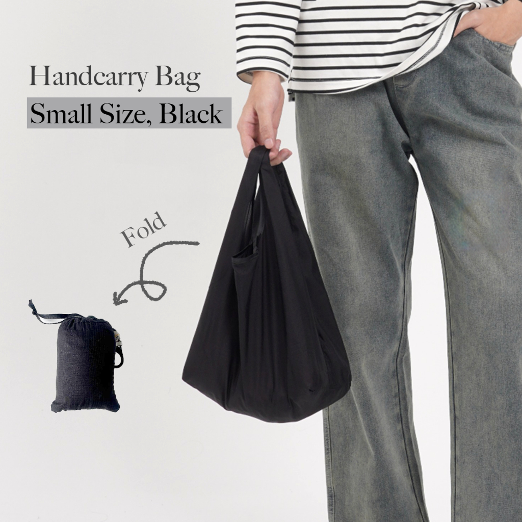 LUMEY Ultra Lightweight Compact Reusable Foldable Shopping Bag - Small ...