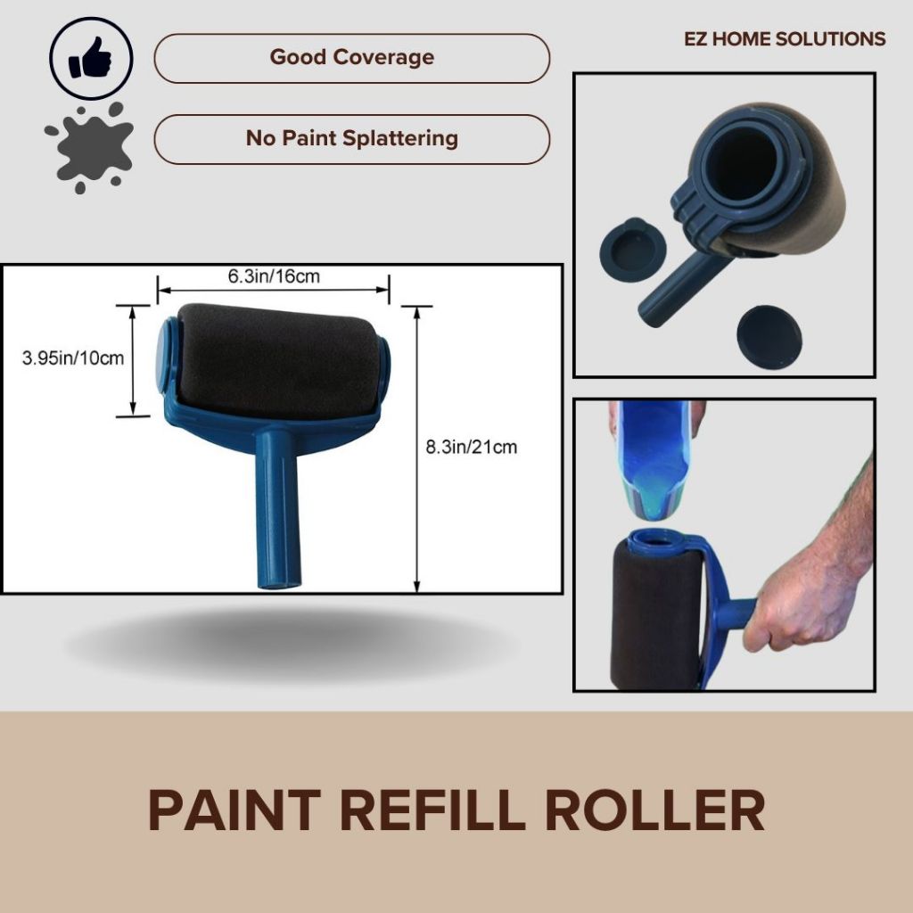 [READY STOCK] Paint Refill Roller | Lint-Free | Reusable | Easy to ...