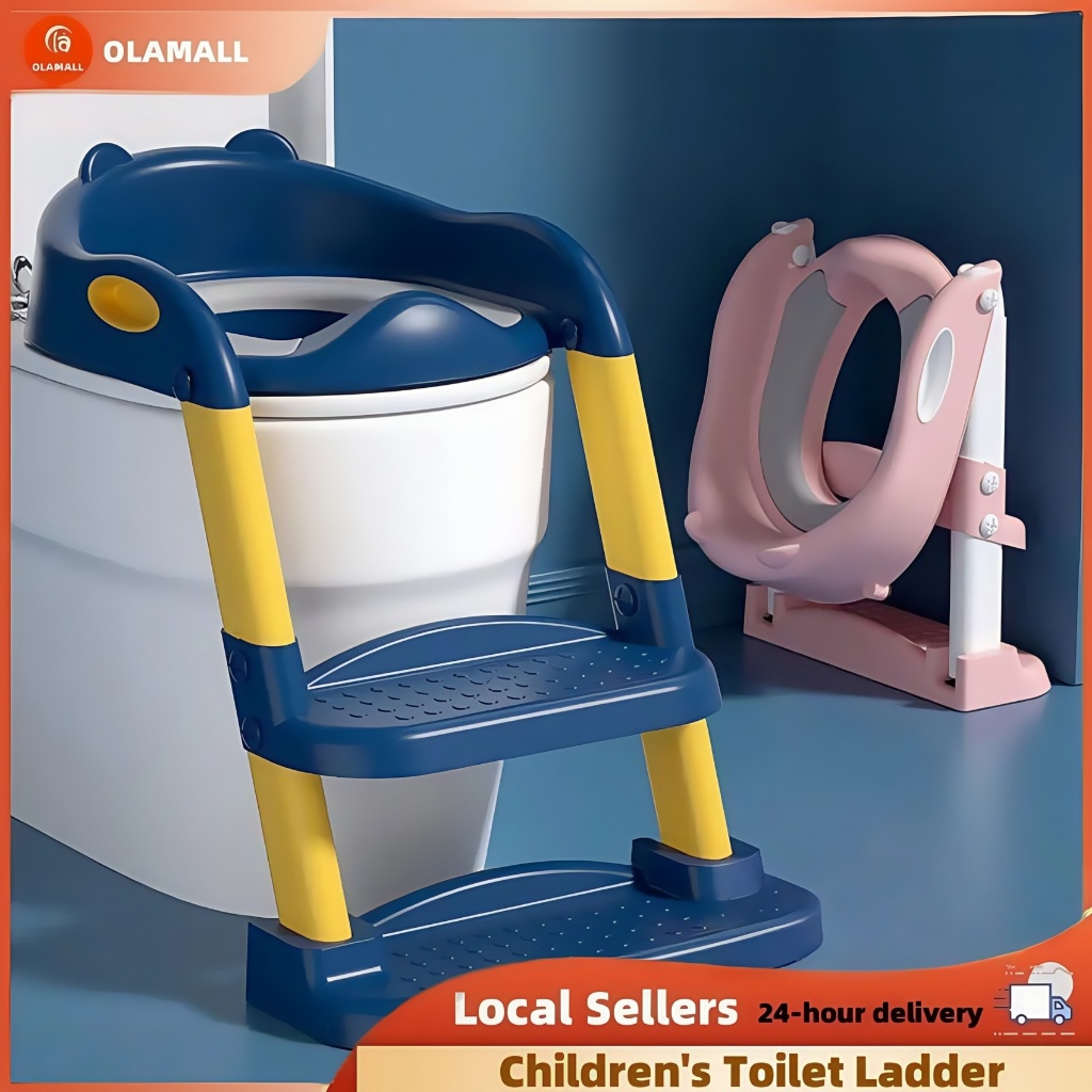 SG Widened and thickened children's toilet ladder boys and girls baby ...