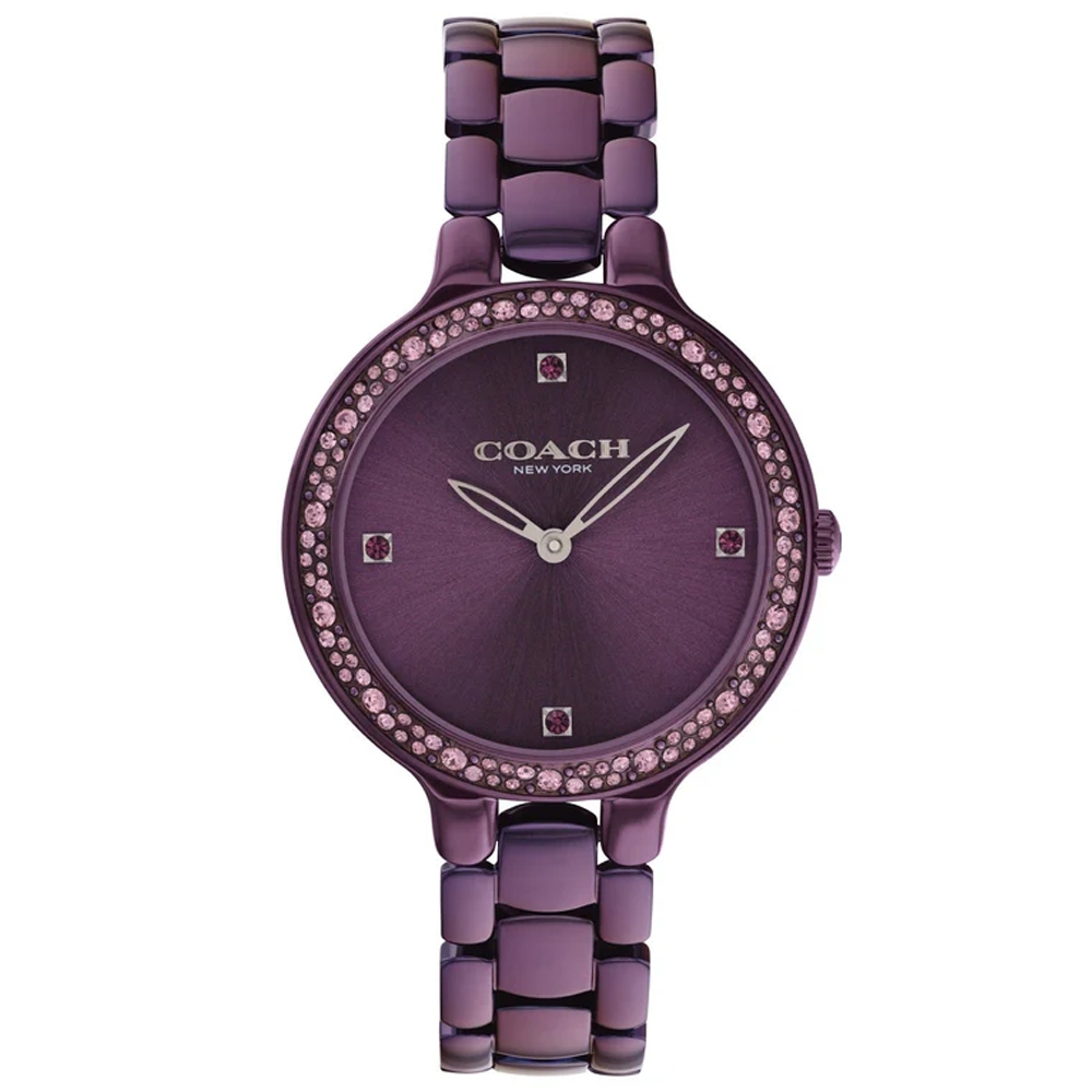 Coach Chelsea Purple Bracelet Ladies Watch 14504353 | Shopee Singapore