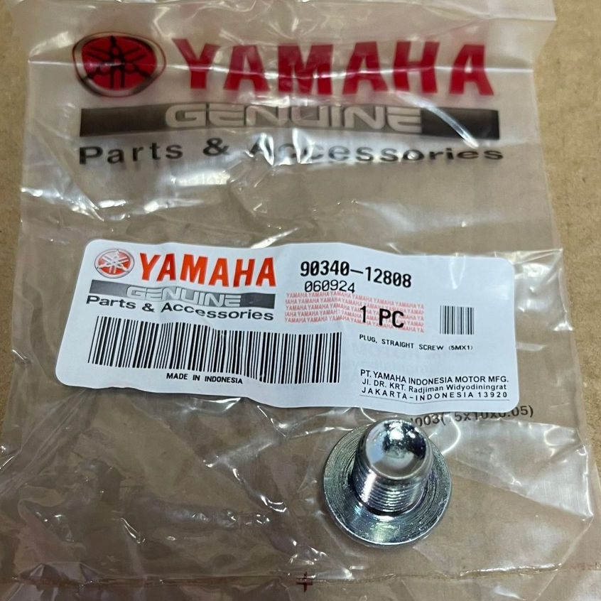ORIGINAL YAMAHA AEROX155 XMAX300 NMAX R3 OIL NUT PLUG/STRAIGHT