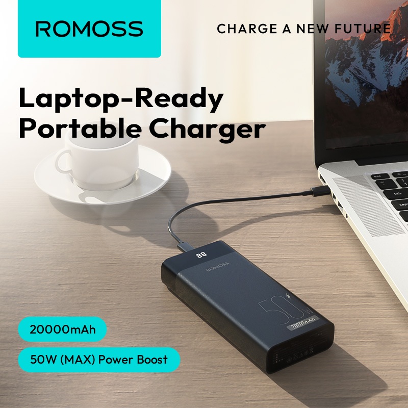 Romoss PPD20 20000mAh 50Watts Type-C Quick Charge For laptop/pad ...