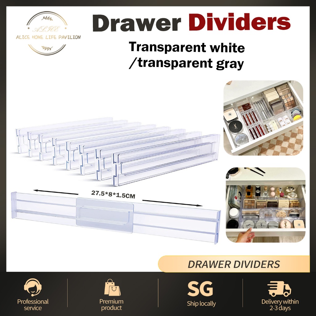 SG Stock Extendable Drawer Partition Organiser Storage Separator ...