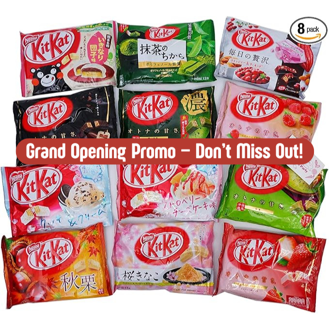 🇯🇵 Nestlé Japan KITKAT Mini – 1 Random Bag from 12 Unique Japanese ...