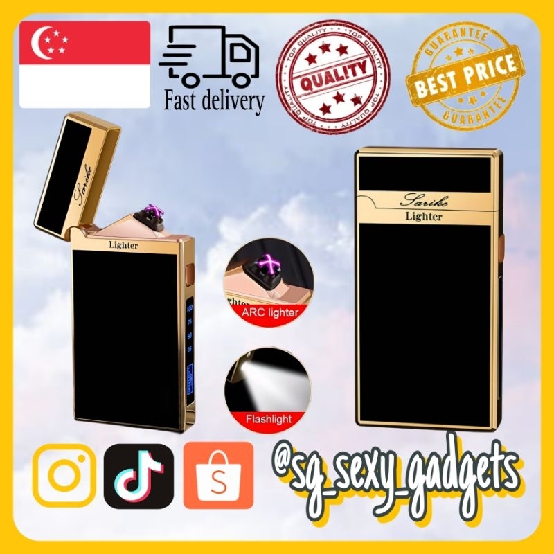 [LOCAL SELLER] High-End Loud Cling Electric Arc Lighter / Rechargeable ...