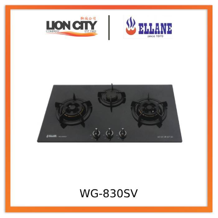 Ellane WG-830SV Black Glass Cooker Hob WG830SV PUB | Shopee Singapore