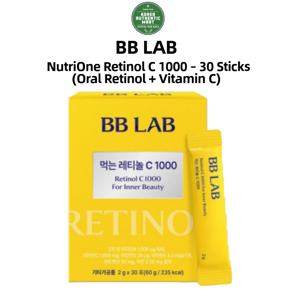 BB LAB NutriOne Retinol C 1000 – 30 Sticks (Oral Retinol + Vitamin C ...