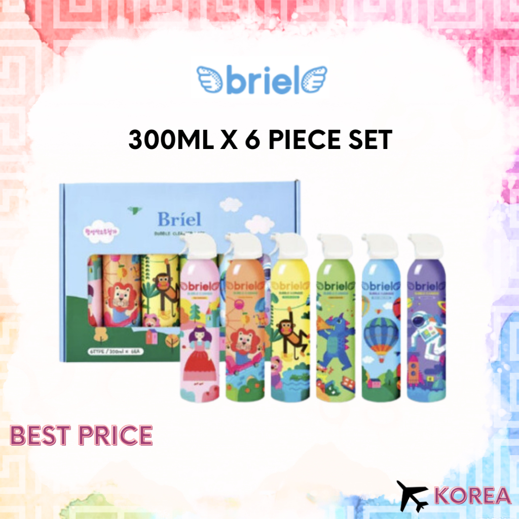[Bundle of 6] briel Kids Bubble Foam Cleanser 1800ml (300ml x 6 ...