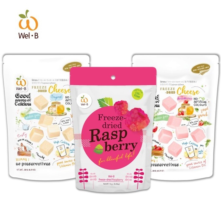 WelB Freeze Dried Cheese & Fruits x 2 pack | Shopee Singapore