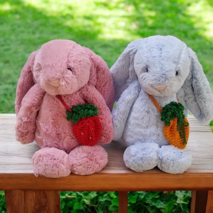 open lace back dress Manhattan Toy Little Friends Bunny