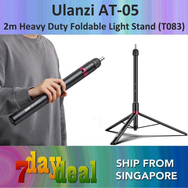 新品 Ulanzi T083 AT-05 折りたたみ式ライトスタンド 2点セット