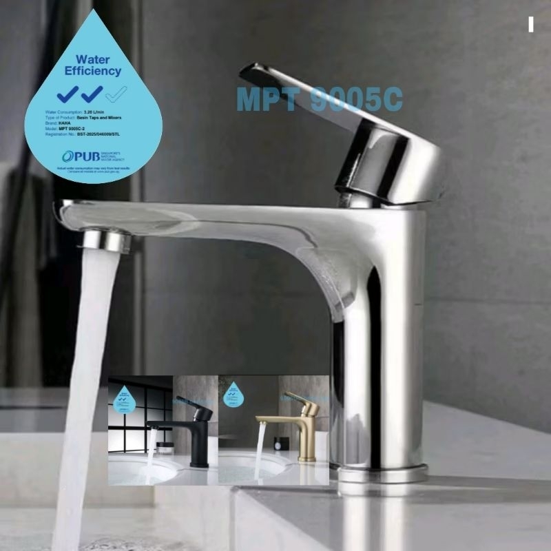 SG seller basin tap basin faucet 304 stainless steel local warranty ...
