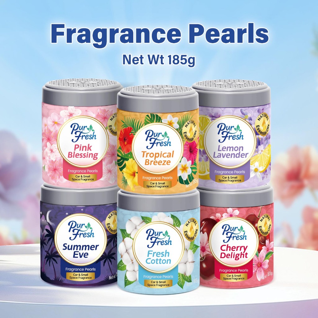PurFresh 185g Scented Beads|Natural Essential Oil | Long-Lasting Solid ...