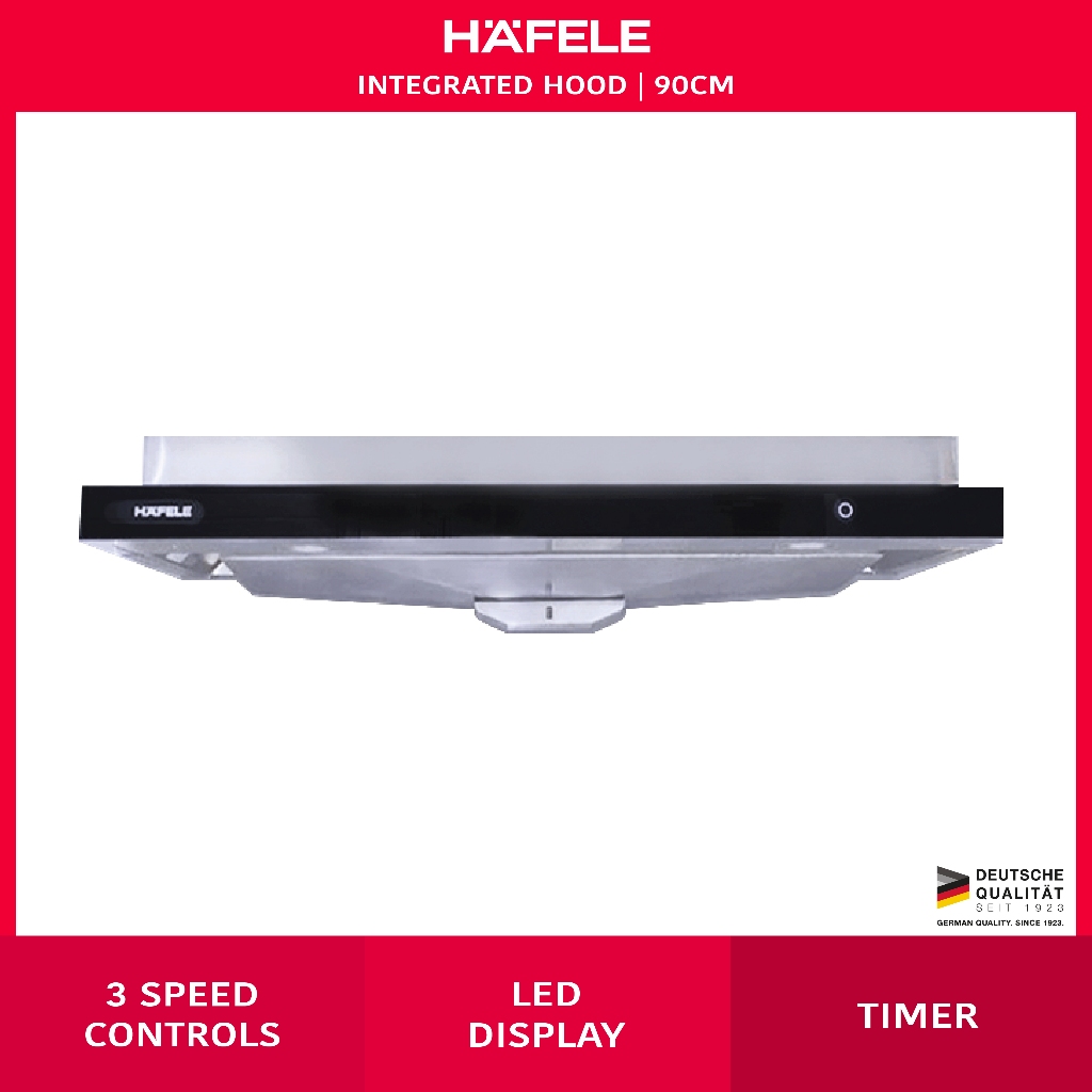 Hafele Semi Integrated Built-In Cooker Hood for Kitchen | Under Cabinet ...