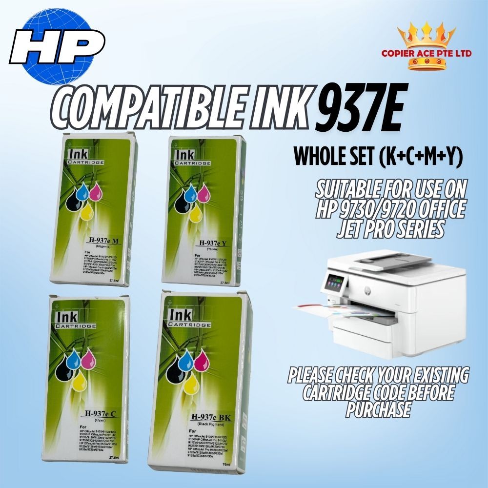 938E Ink Cartridge Compatible - For use on HP Printers 9730/9720 ...