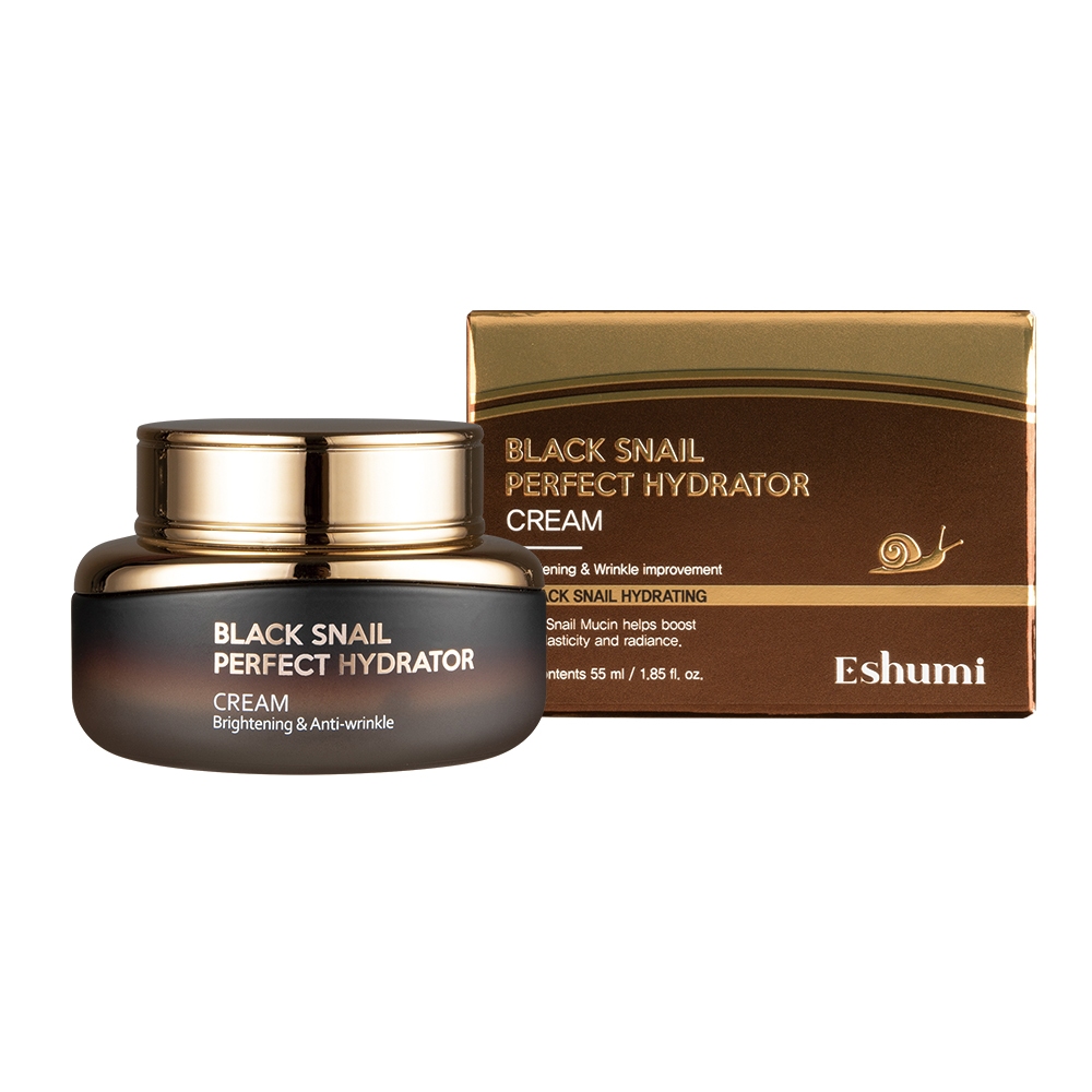 フェイスクリーム Eshumi BLACK SNAIL PERFECT HYDRATOR 50ml ESHUMI Black Snail Perfect Hydrator Cream 55ml | Shopee Singapore