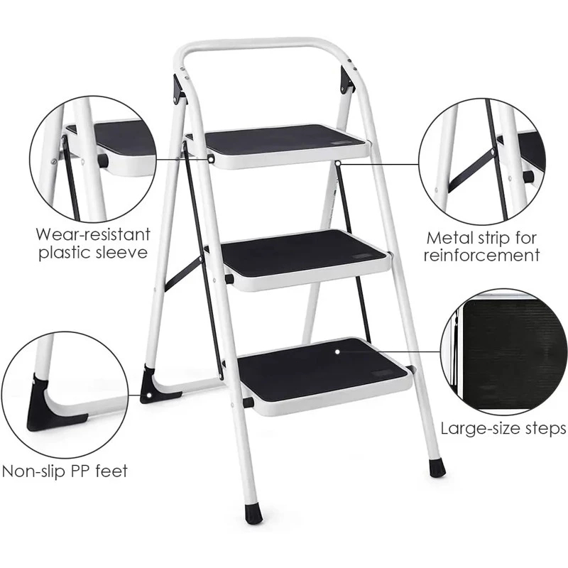 🚚【SG local shipping】Household folding ladder herringbone ladder indoor ...