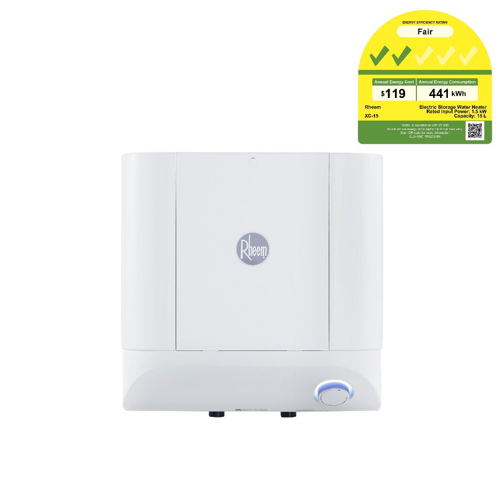 Rheem 15L Xwell Cube Classic Plus Electric Storage Water Heater (No ...