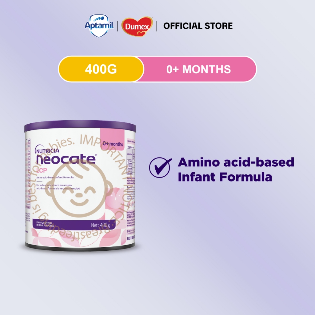 Nutricia Neocate LCP Amino Acid-Based Infant Powder Formula 400g ...