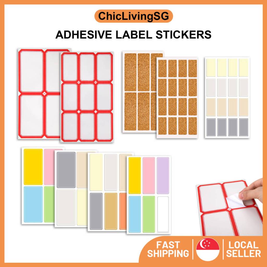 [ SG Ready Stock] Waterproof Label Sticker | School Name Stickers ...