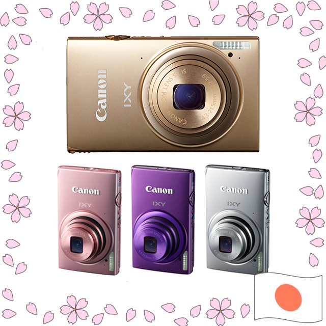 Canon IXY 430F 16.0MP Digital Camera 5x Optical Zoom Wi-Fi Gold