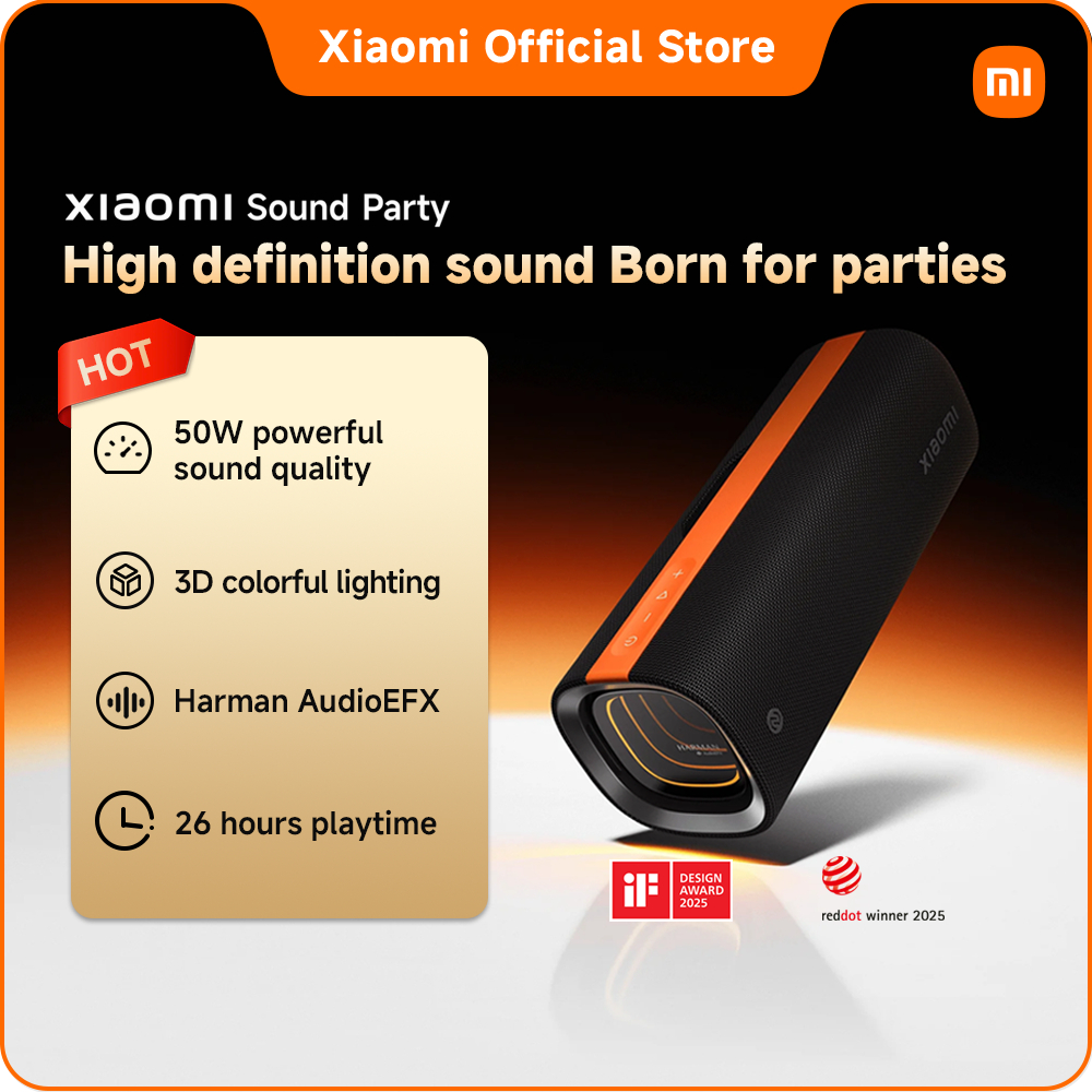 Xiaomi Sound Party | 50W sound quality, Harman AudioEFX, TWS mode