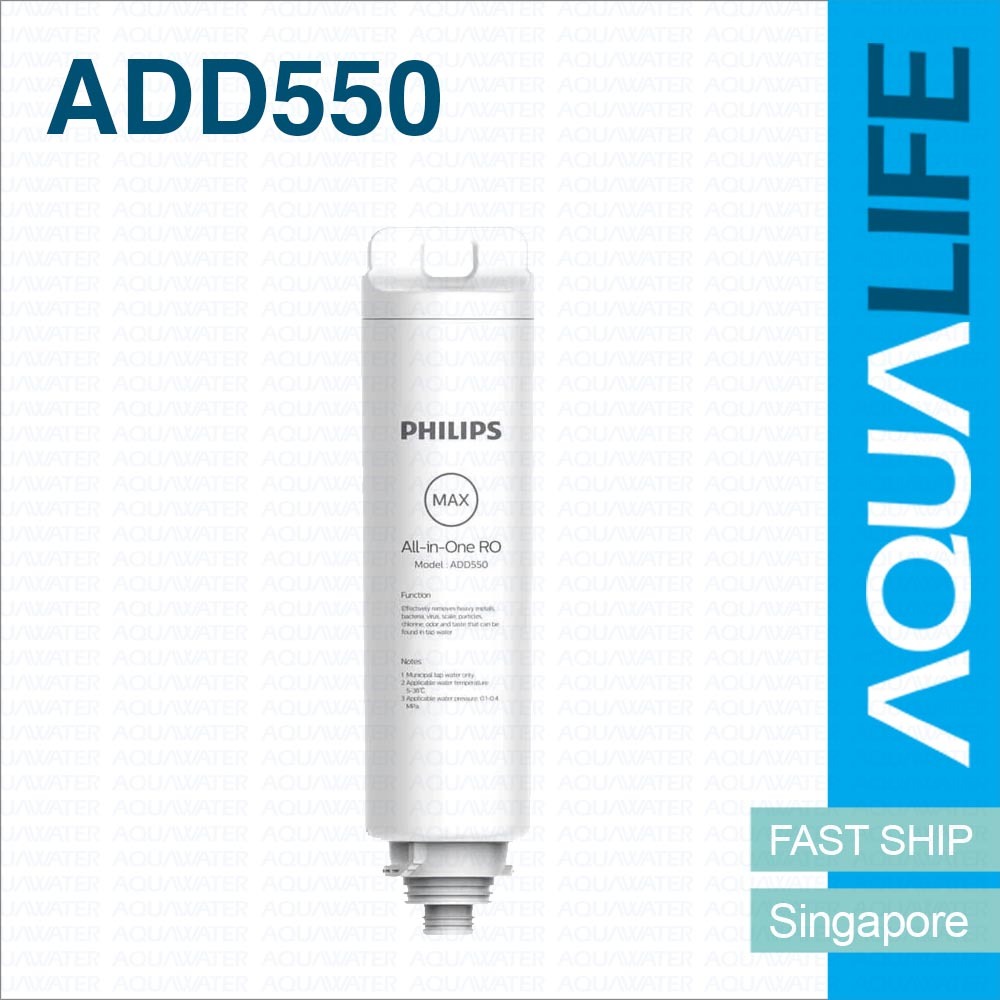 Philips ADD550 Water Filter Replacement Cartridge filter for ADD6910/90 ...