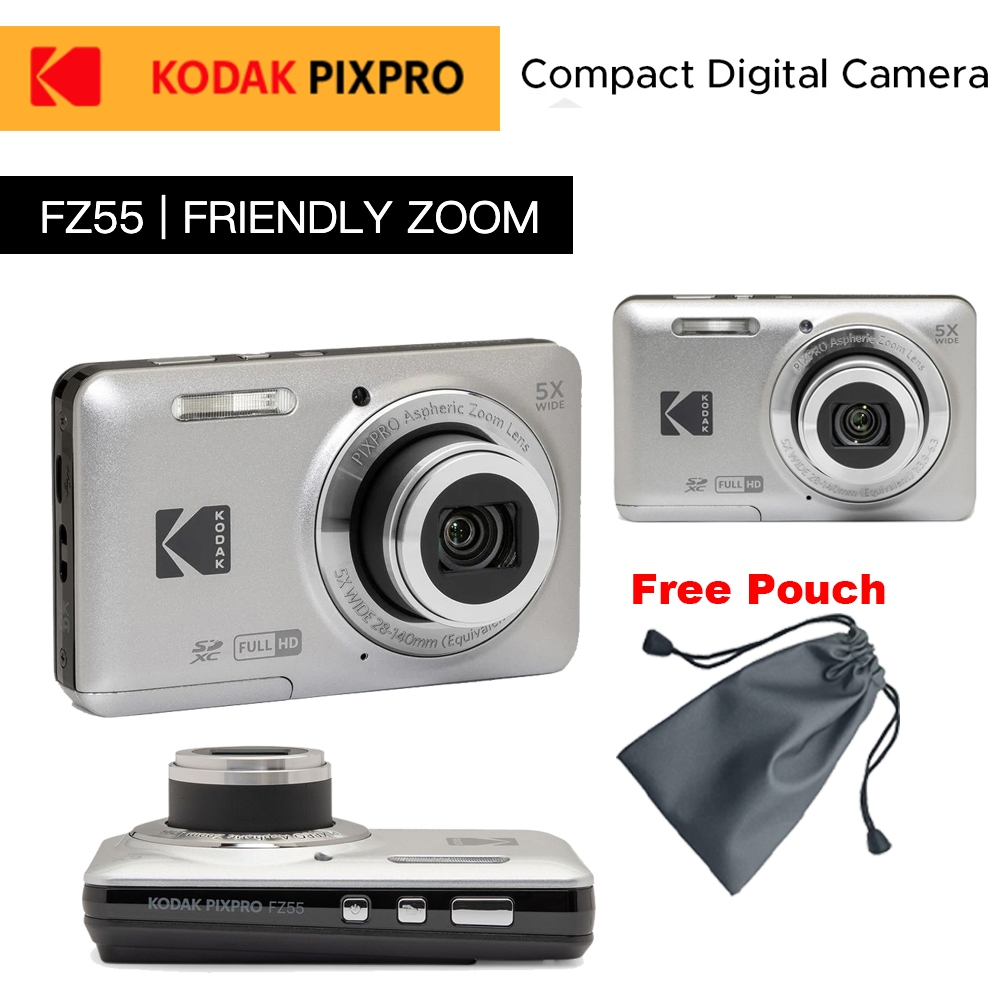 Kodak PIXPRO FZ55 Compact Digital Camera Point & Shoot 16MP Wide