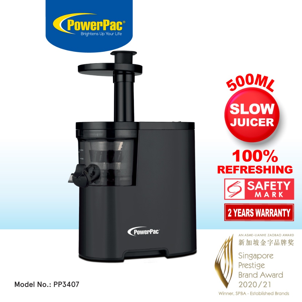 PowerPac Juice Extractor Slow Juicer Cold Press Juicer (PP3407 ...