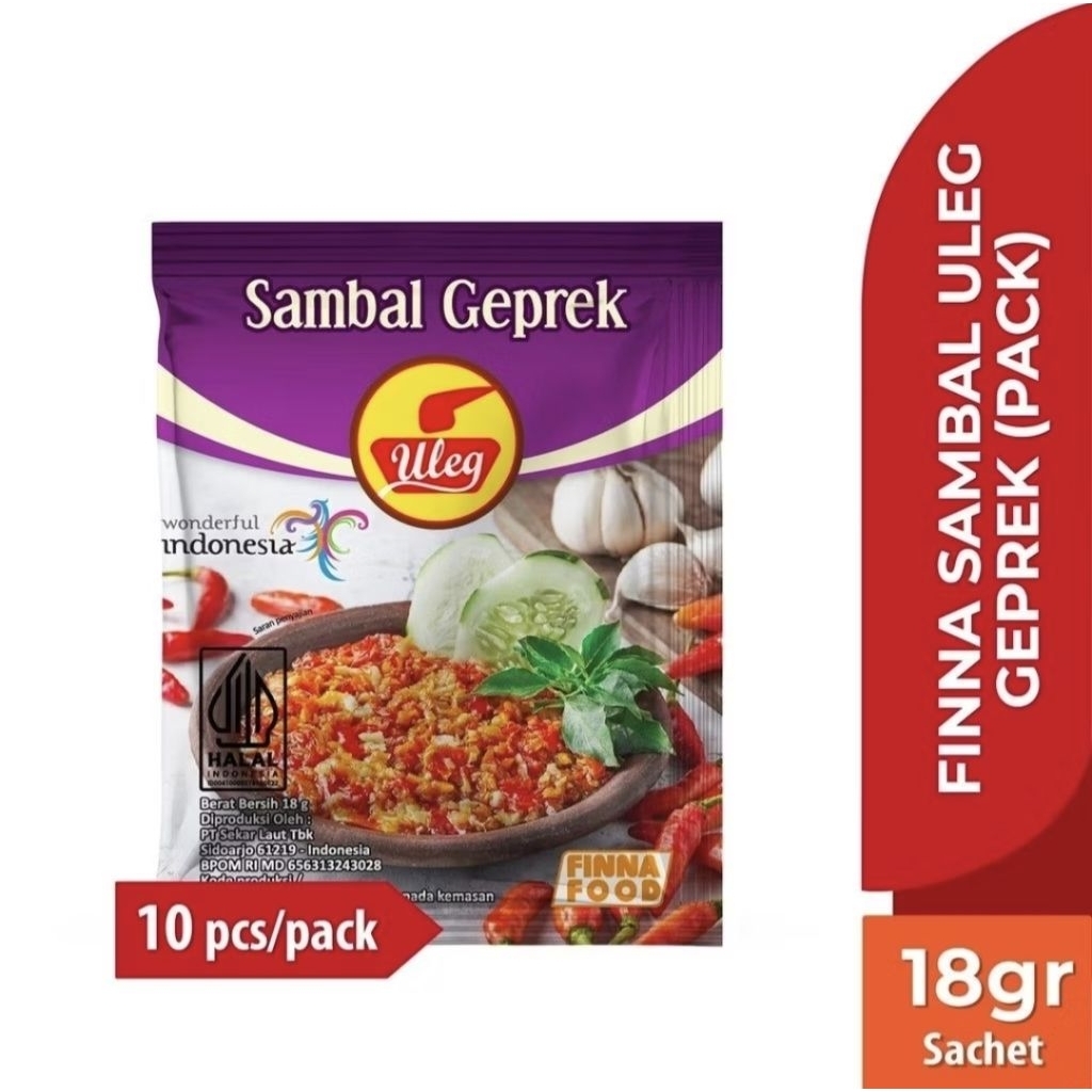 SACHET)ULEG SAMBAL TERASI / ULEG SAMBAL IJO / ULEG SAMBAL BAWANG