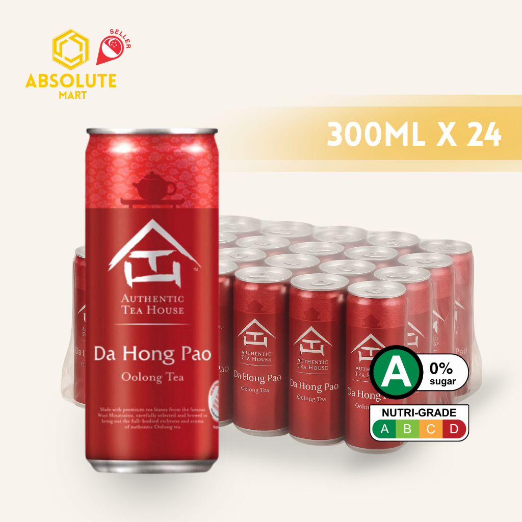AUTHENTIC TEA HOUSE Oolong Tea 300ML X 24 (CAN) | Shopee Singapore