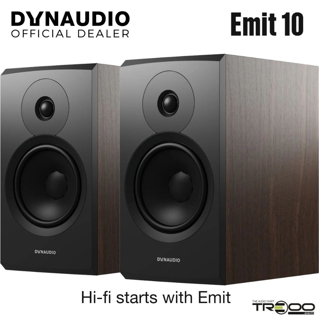 Dynaudio Emit 10 HiFi 2-Way Passive Desktop Bookshelf Speakers | Shopee ...