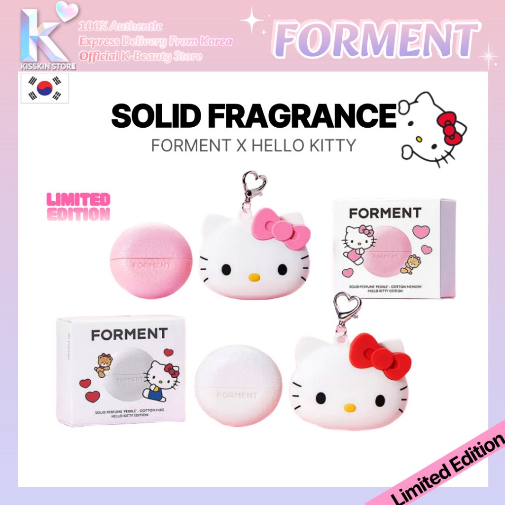 FORMENT x Hello Kitty Solid Cotton Memory Hug Body Oil 30ml | 2 Types ...