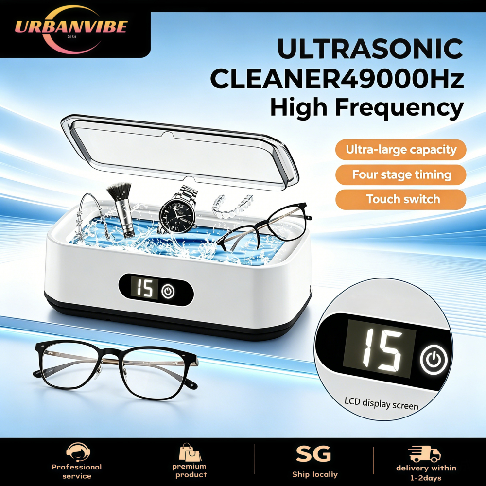 【SG Stock】Ultrasonic Cleaner 650ML Glasses Jewelry Cleaning Machine ...