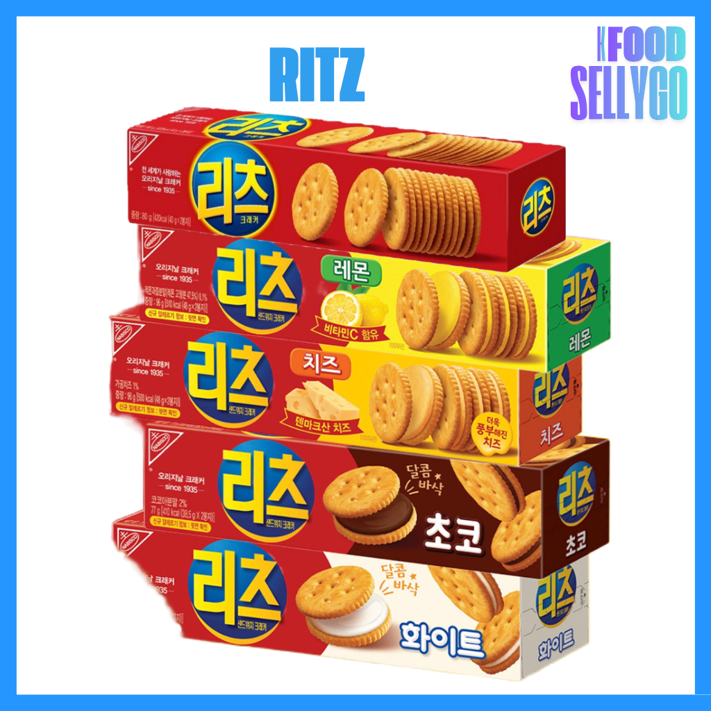Ritz Korean Crackers – Original / Onion / Lemon / Chocolate / Cheese ...