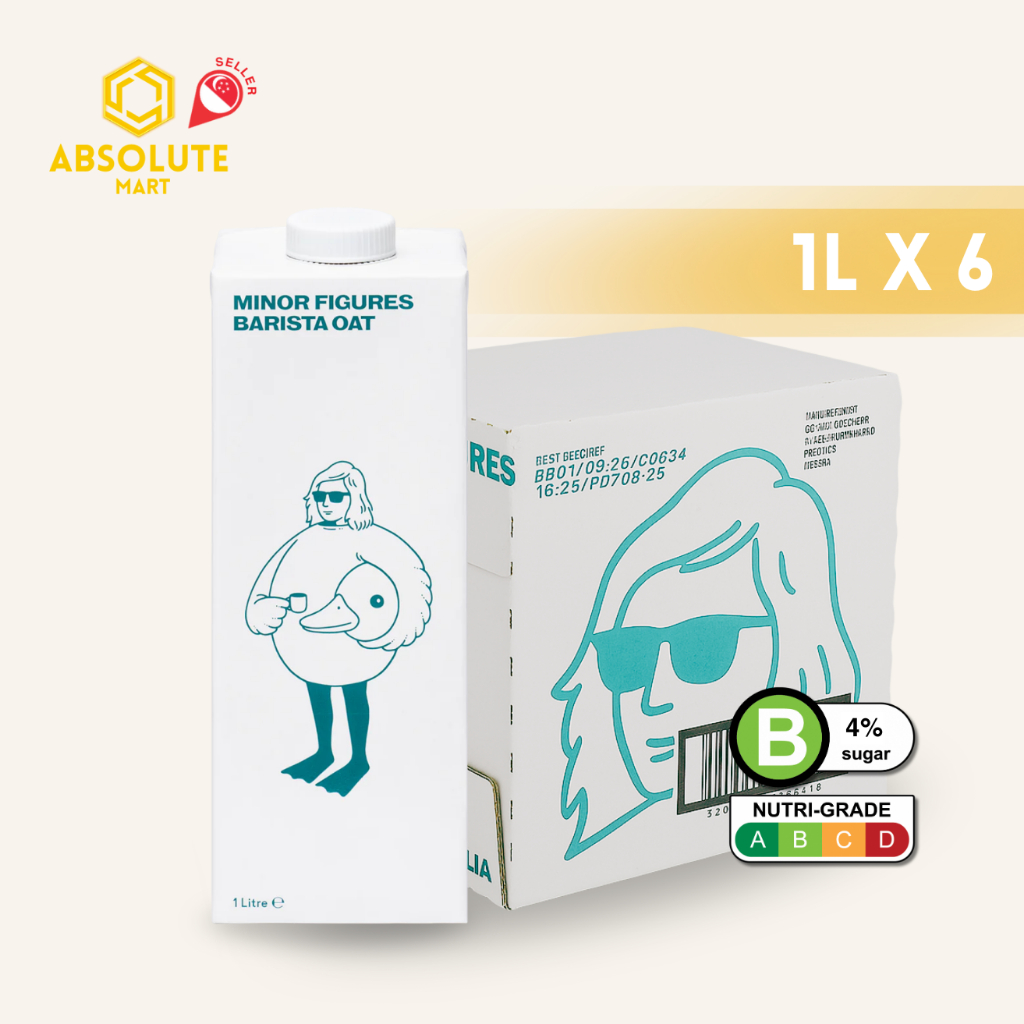 MINOR FIGURES Barista Oat Milk 1L X 6 (TETRA) | Shopee Singapore