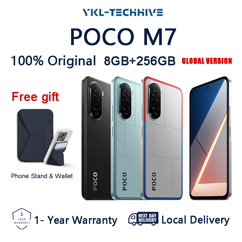 Xiaomi POCO M7 Smartphone | 8GB+256GB, 7000mAh battery, 6.9