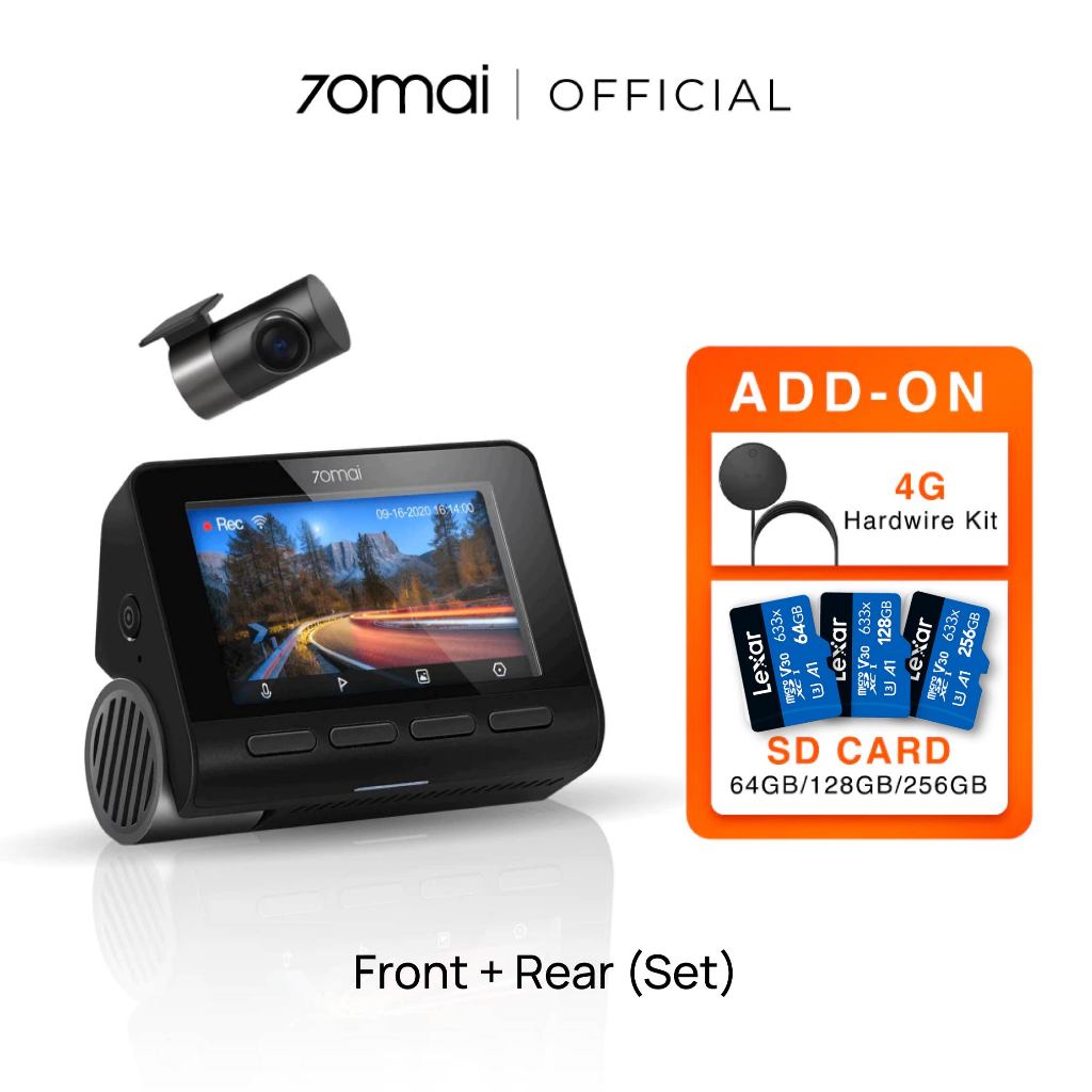 NEW] 70mai A810S Dash Cam 4K Resolution + HDR | 4G Connectivity