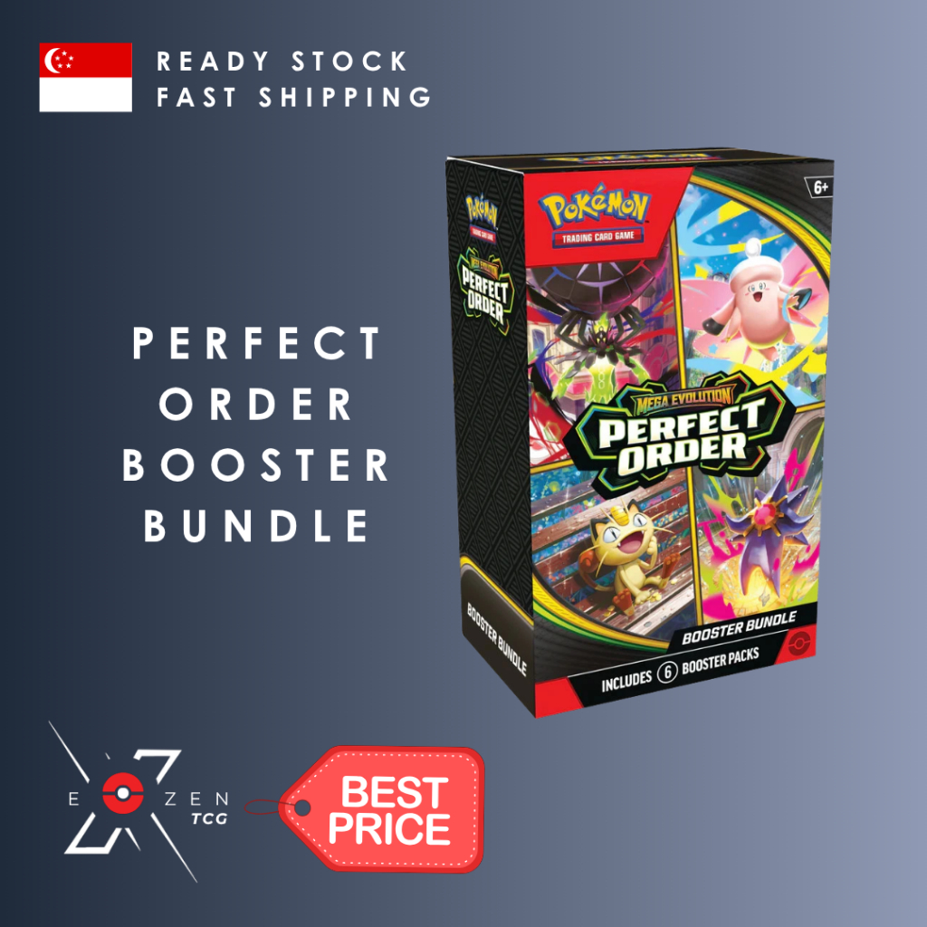 Pokemon Perfect Order Booster Bundle [English][ME03] | Shopee