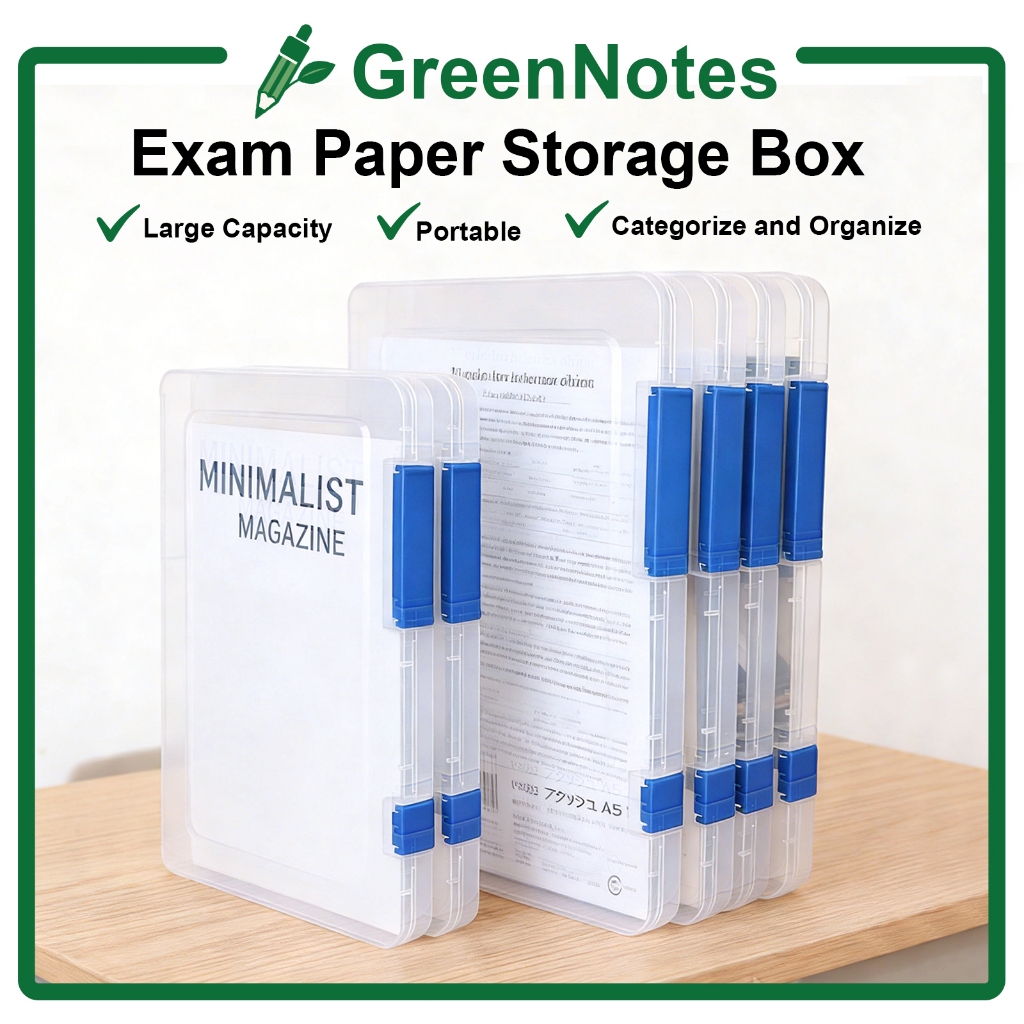 [SG Stock] WorkWell A4 Transparent Folder Storage Box, Waterproof File ...
