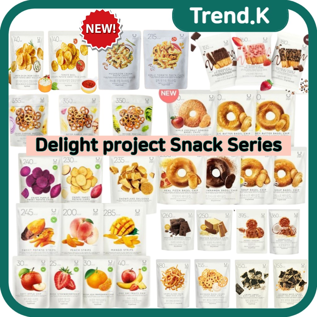Delight Project / Olive Young Snacks - Bagel Chip, Dessert, Pretzel ...