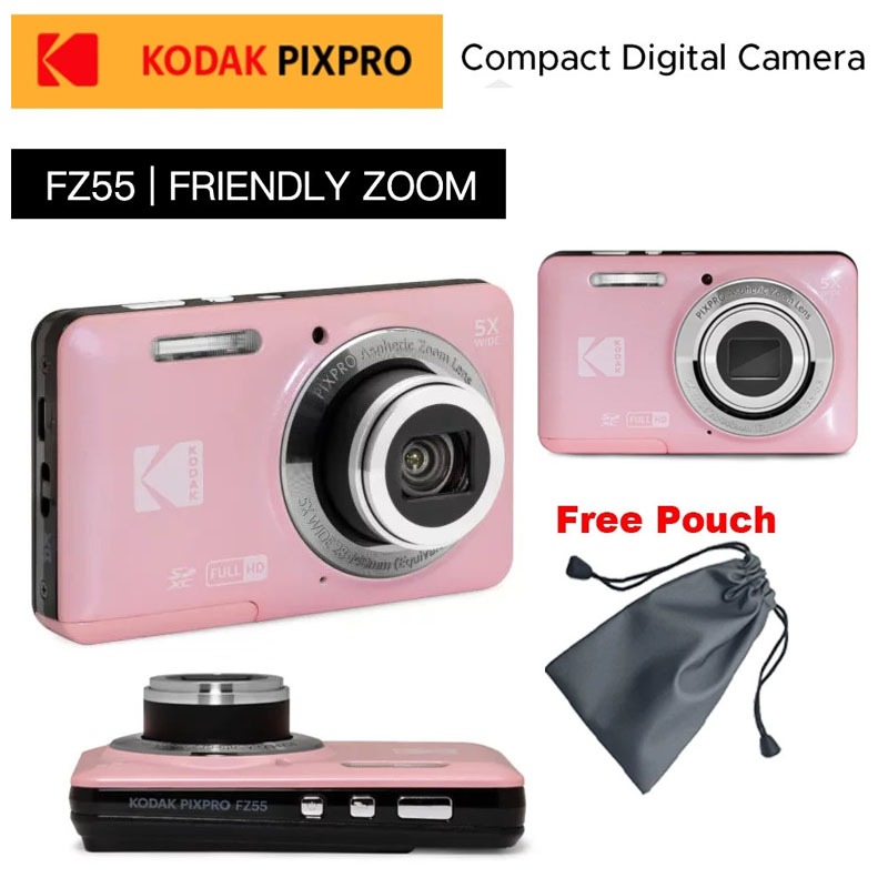 Kodak PIXPRO FZ55 Compact Digital Camera Point & Shoot 16MP Wide