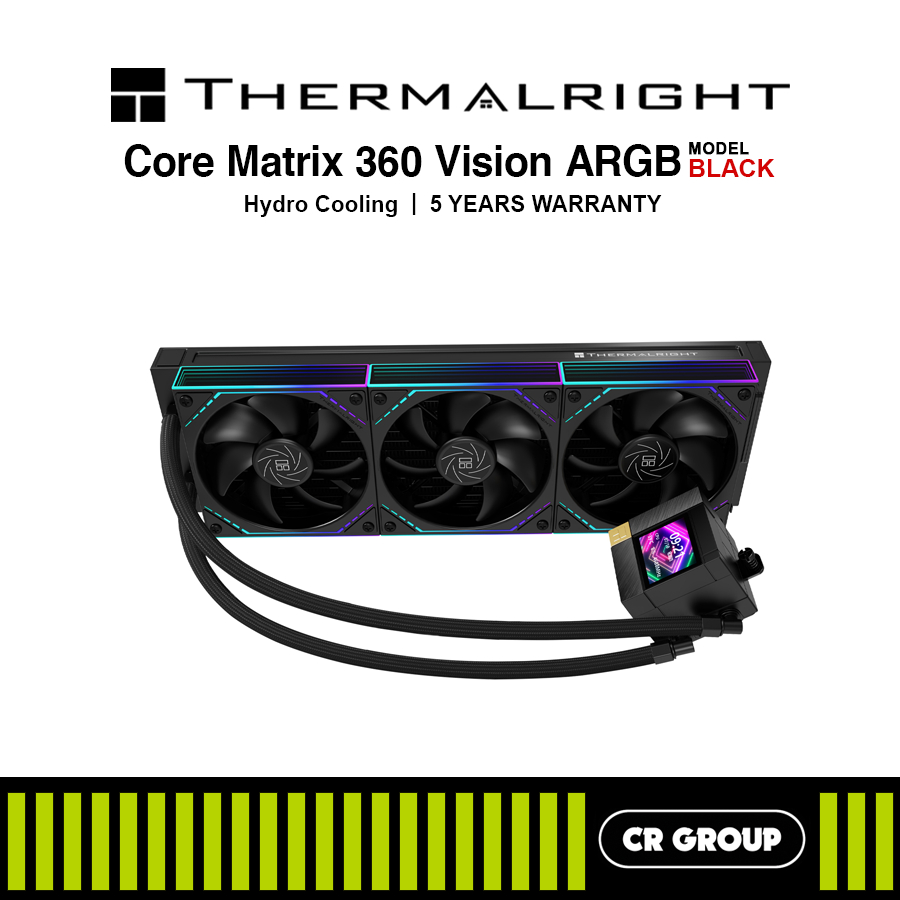 Thermalright Core Matrix 360 Vision ARGB CPU Liquid Cooler (5Yrs ...