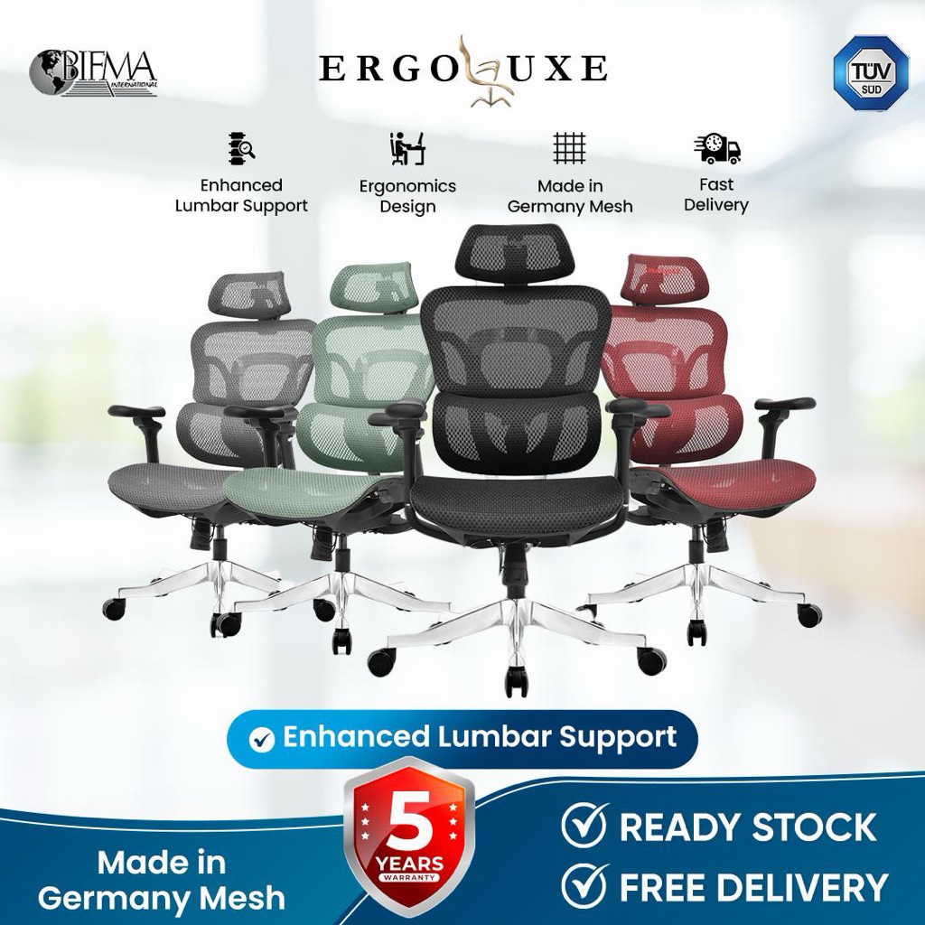 Modena Premium Ergonomic Chair | Cooling Mesh | Adjustable Back Rest ...