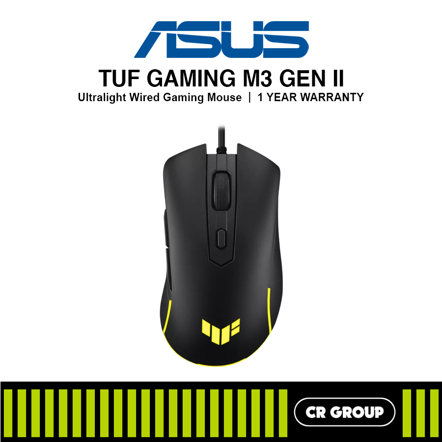ASUS TUF Gaming M3 Gen II - Ultralight Wired Gaming Mouse - 8K DPI ...