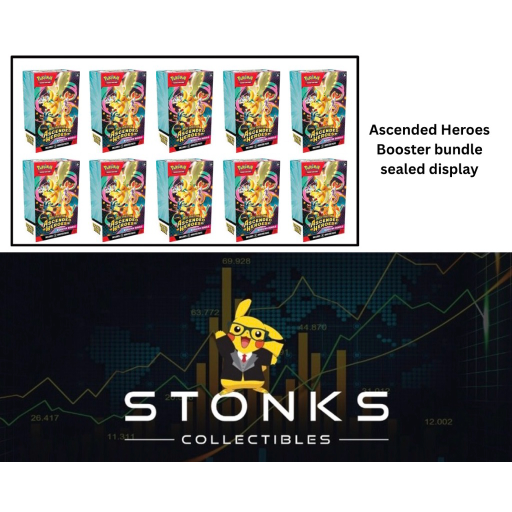 Pokemon TCG Ascended Heroes booster bundle (Sealed display of 10