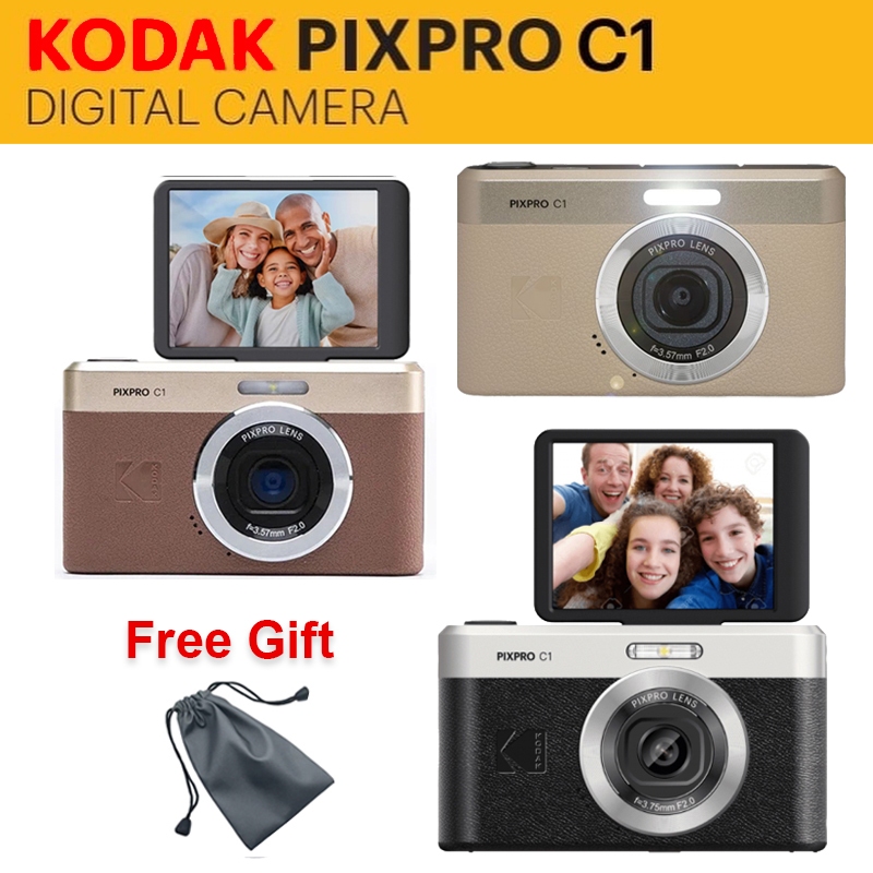 Kodak PIXPRO C1 Compact Digital Camera 13MP Sensor 1080p 180