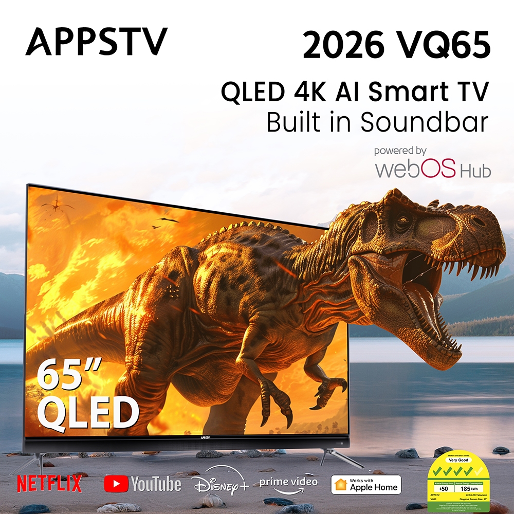Special 10% saving!! APPSTV QLED VQ Series 4K UHD 65